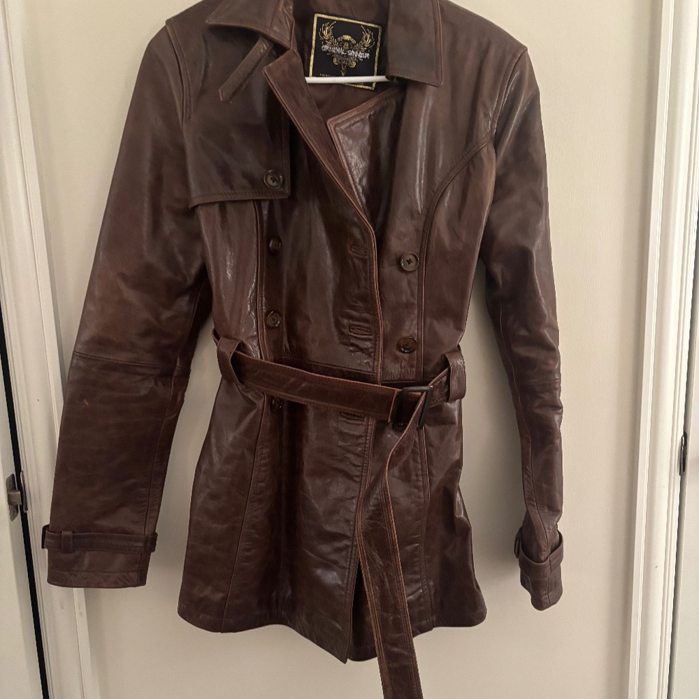 Original Sinner leather jacket.